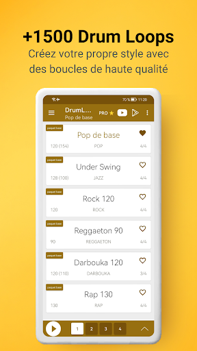 Aperçu de l'application