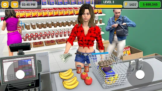 Real Supermarket Cashier Games