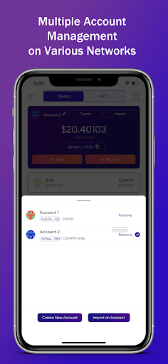 JulWallet Screen 3