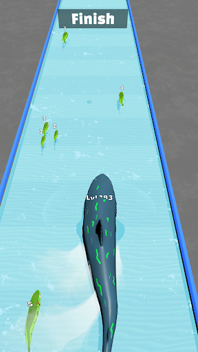 Level Up Fish 3D Screen 3