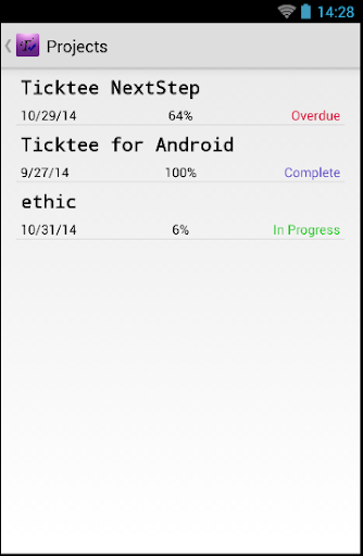 TickTee For Android Screen 2