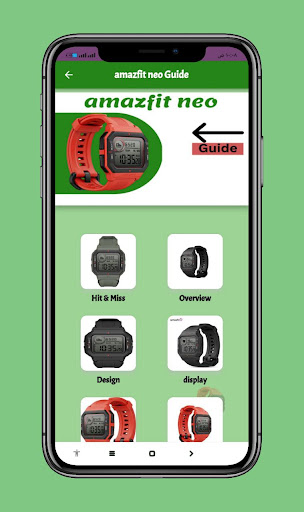 Android application amazfit neo Guide screenshort