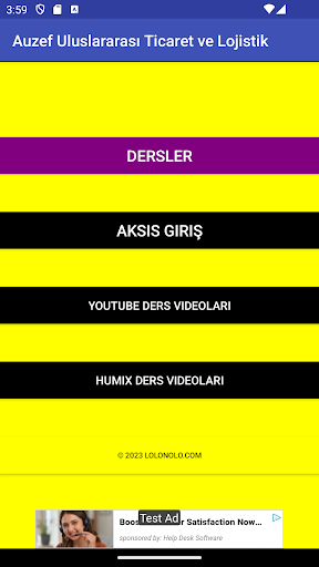Android application Uluslararası Ticaret Lojistik screenshort