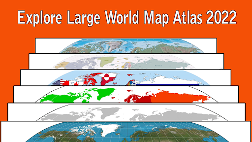 Android application World Atlas Map screenshort