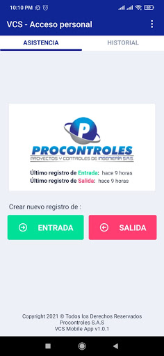 VCS Mobile App Screen 3
