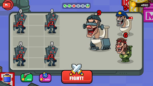 Merge War Monster Fight