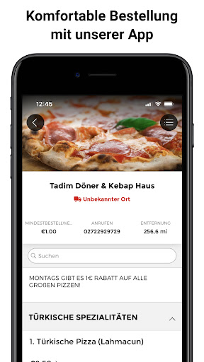 Android application Tadim Döner & Kebap Haus screenshort