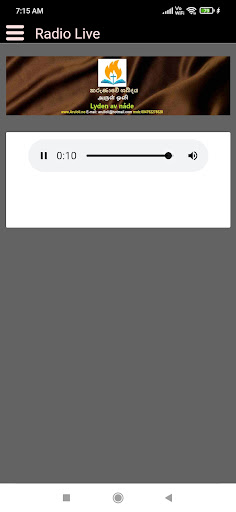 Android application Arul Oli Radio screenshort