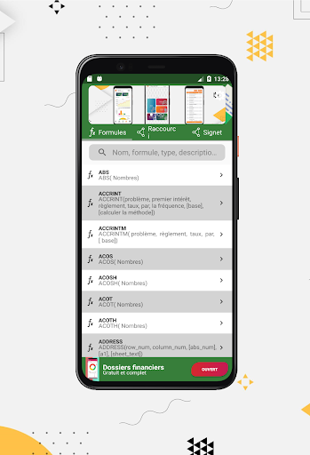 Aperçu de l'application