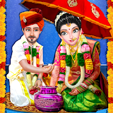 Indian Wedding Girl Big Arranged Marriage Game icon