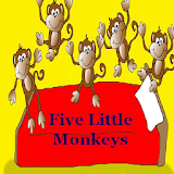 Kids Rhyme Five Little Monkey icon