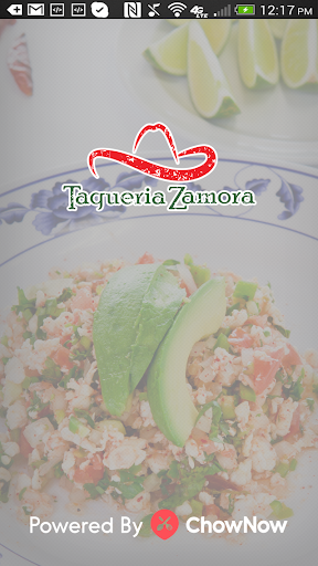 Android application Taqueria Zamora To Go screenshort
