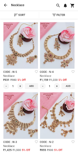 SK Jewellery : Imitation Screen 2