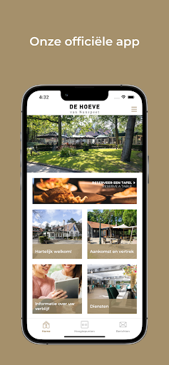 Android application Hotel De Hoeve van Nunspeet screenshort