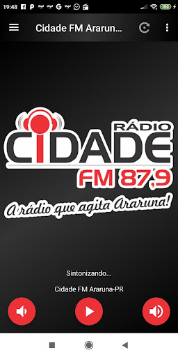 Android application Rádio Cidade FM Araruna-PR screenshort