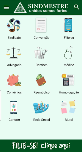 Android application Sindmestre screenshort