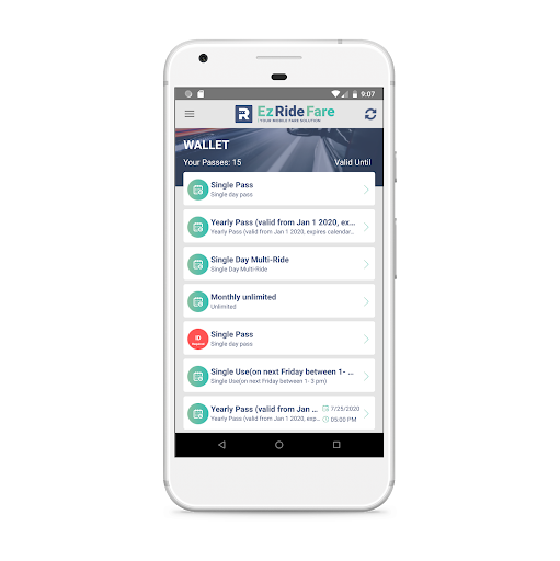 EzRideFare Screen 2