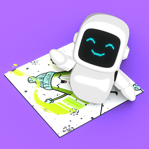 AI Bot Art  Icon
