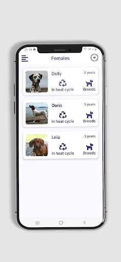 Android application Breeding Journal screenshort