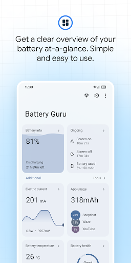 Battery Guru: Info & Health - Tools - apps