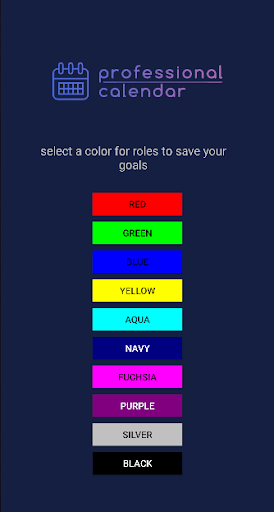 Professional calendar Screen 3
