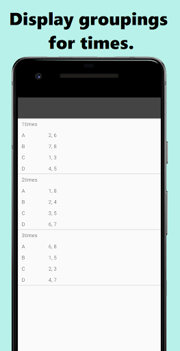 ReGrouping Screen 3