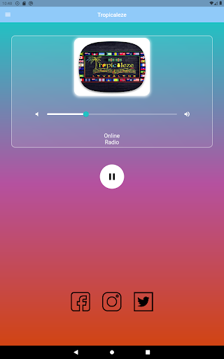 Tropicaleze Radio Screen 3