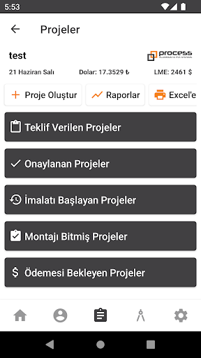 Process Alüminyum Screen 3