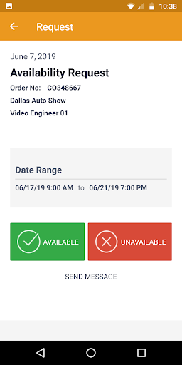 R2 Labor Crew Portal Screen 2