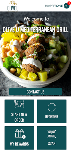 Android application Olive U Grill screenshort