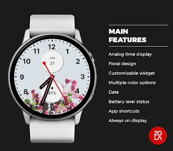 Luxury Floral Watch Face