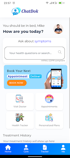 Android application Chatdok: Chat with Doctor & AI screenshort