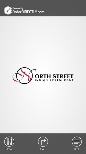 Android application North Street Indian Restaurant screenshort