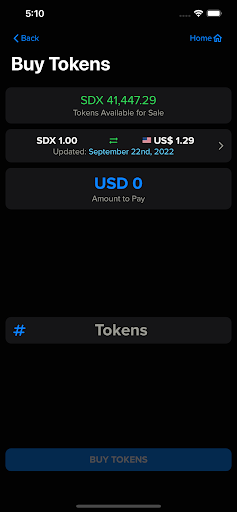 LXToken Screen 3
