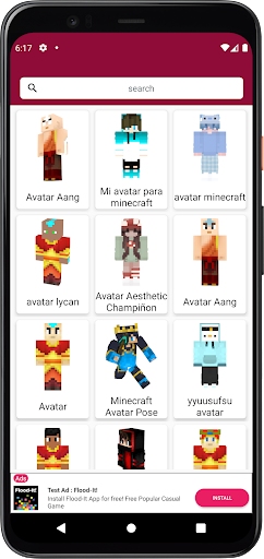 Skin de Avatar Para Minecraft Screen 3