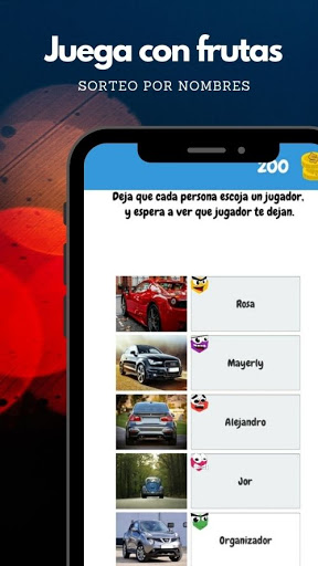 Sorteo de línea - Rifa por nom Screen 3