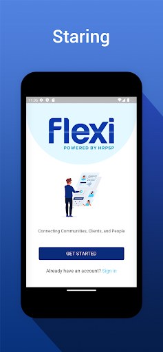 Android application Flexi HRMS screenshort