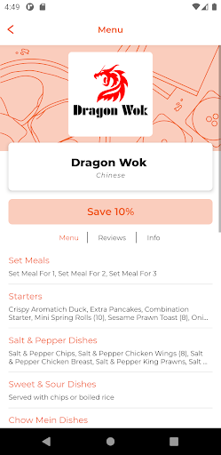 Dragon Wok LS12 Screen 2