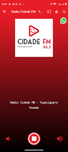 Android application Rádio Cidade FM - Tupaciguara screenshort