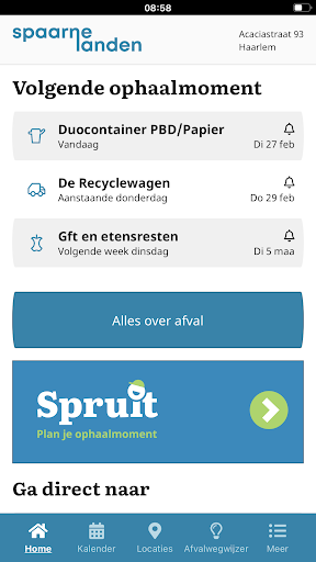 Afvalwijzer Spaarnelanden Screen 2