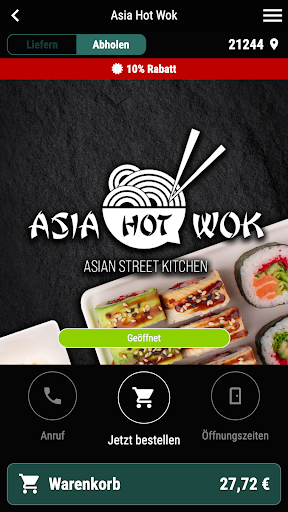Android application Asia Hot Wok screenshort