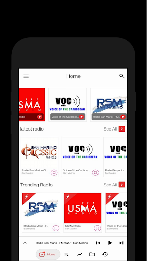 San Marino Radio Stations Screen 2