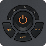 Flashlight LED: Torch light icon