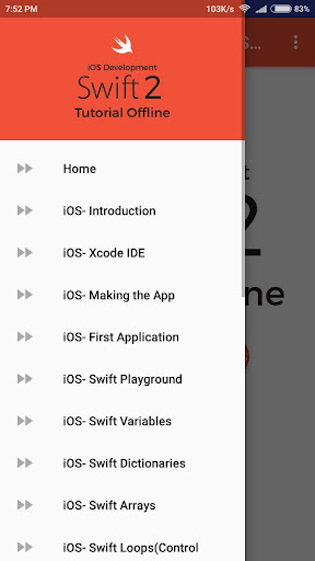 iOS development with Swift 2 Screen 3