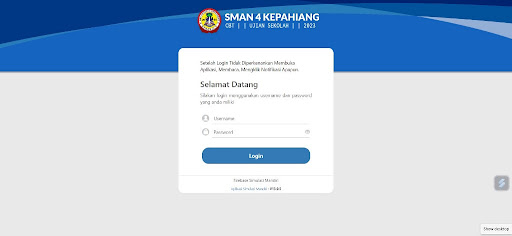 Android application Exam Client SMAN 4 Kepahiang screenshort
