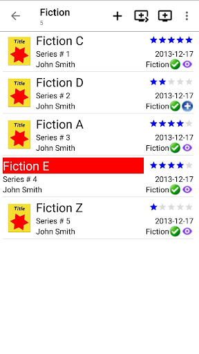 DVD Library Screen 3