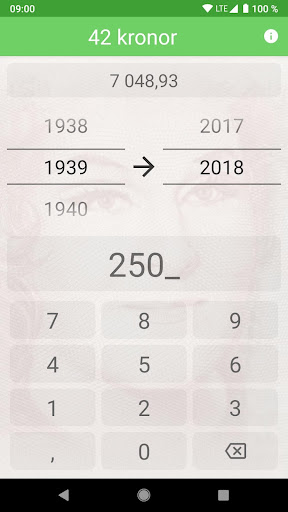 42 kronor - KPI-kalkylator Screen 2