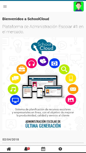 Android application Facultad de Cine screenshort