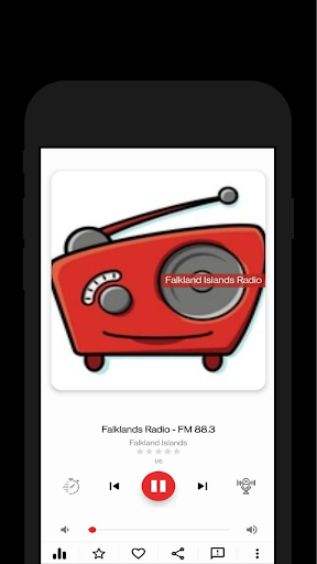 Android application Falkland Islands Radio screenshort