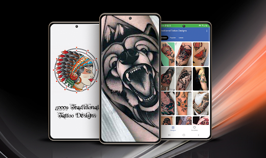 Android application Traditional Tattoo Designs screenshot